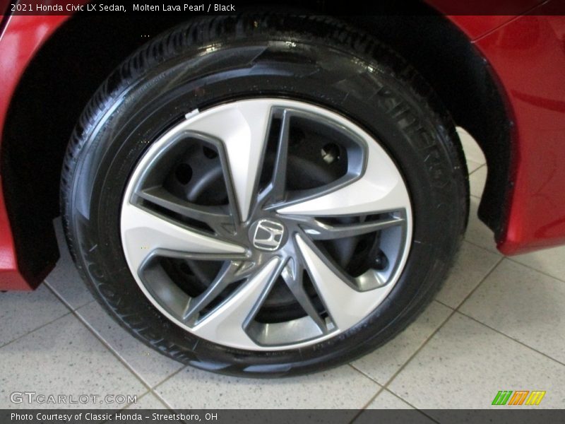 Molten Lava Pearl / Black 2021 Honda Civic LX Sedan