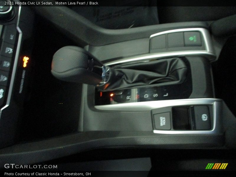 Molten Lava Pearl / Black 2021 Honda Civic LX Sedan
