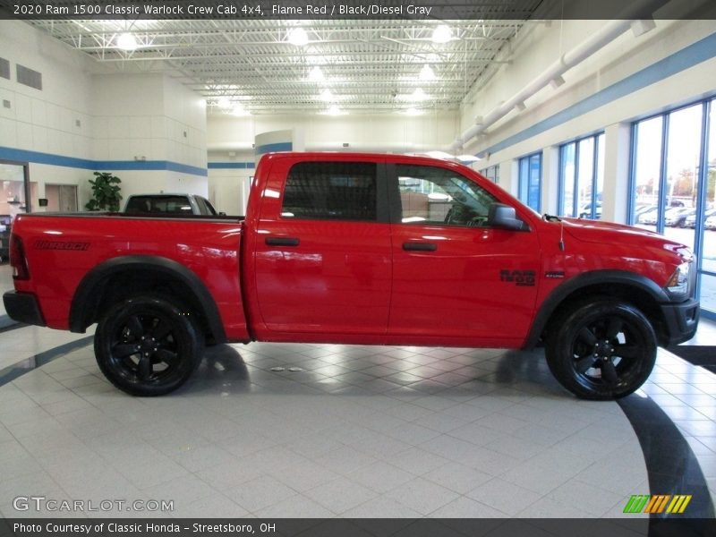 Flame Red / Black/Diesel Gray 2020 Ram 1500 Classic Warlock Crew Cab 4x4