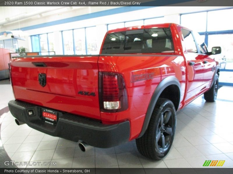 Flame Red / Black/Diesel Gray 2020 Ram 1500 Classic Warlock Crew Cab 4x4