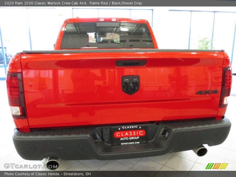 Flame Red / Black/Diesel Gray 2020 Ram 1500 Classic Warlock Crew Cab 4x4