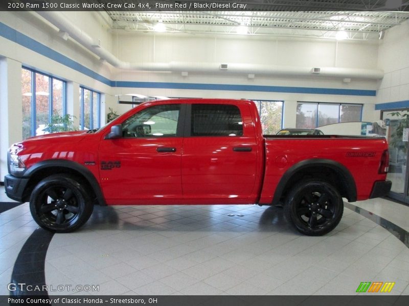 Flame Red / Black/Diesel Gray 2020 Ram 1500 Classic Warlock Crew Cab 4x4