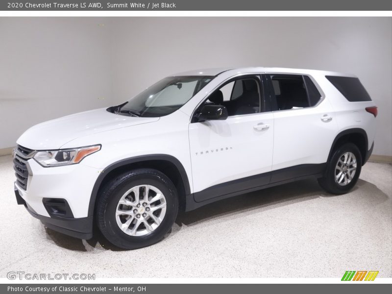 Summit White / Jet Black 2020 Chevrolet Traverse LS AWD