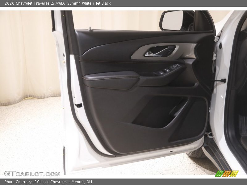 Summit White / Jet Black 2020 Chevrolet Traverse LS AWD