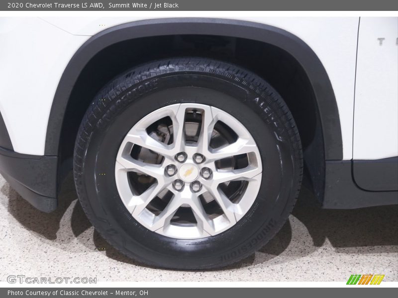 Summit White / Jet Black 2020 Chevrolet Traverse LS AWD