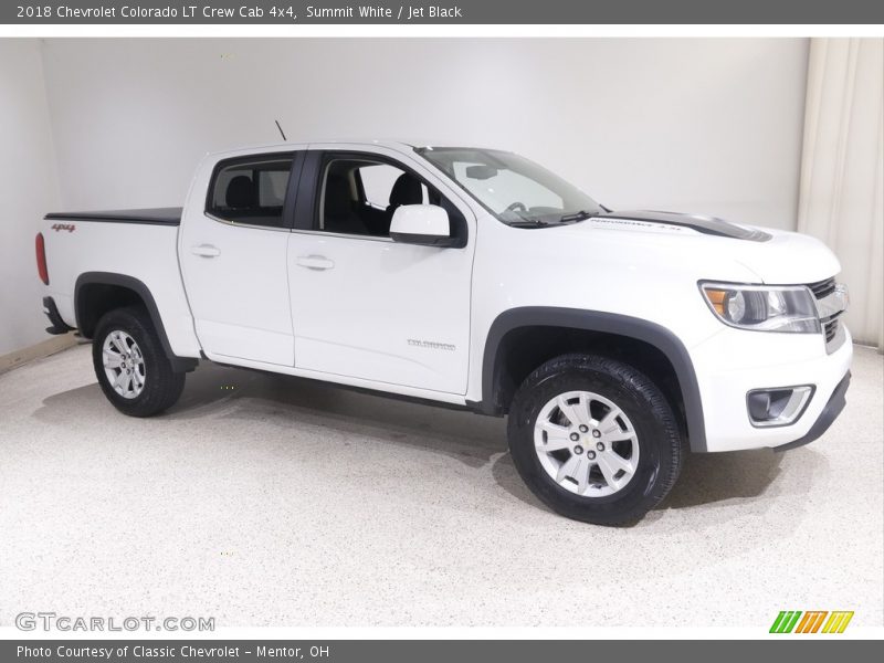 Summit White / Jet Black 2018 Chevrolet Colorado LT Crew Cab 4x4