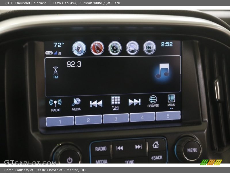 Summit White / Jet Black 2018 Chevrolet Colorado LT Crew Cab 4x4