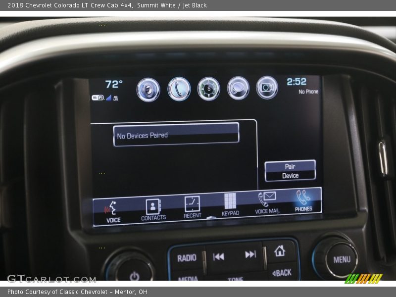 Summit White / Jet Black 2018 Chevrolet Colorado LT Crew Cab 4x4