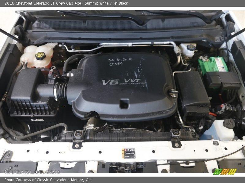 Summit White / Jet Black 2018 Chevrolet Colorado LT Crew Cab 4x4