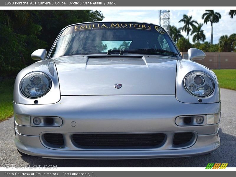 Arctic Silver Metallic / Black 1998 Porsche 911 Carrera S Coupe