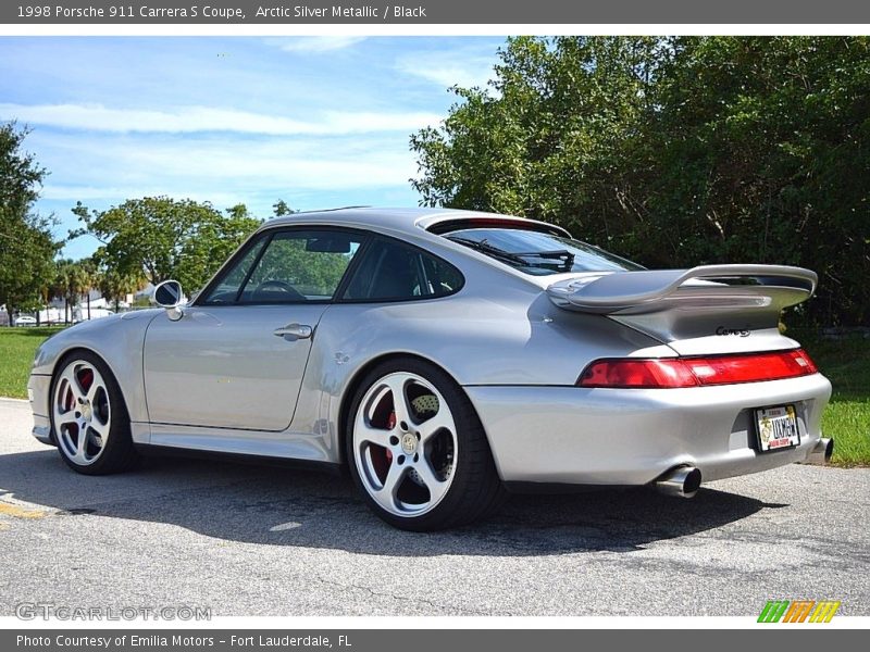 Arctic Silver Metallic / Black 1998 Porsche 911 Carrera S Coupe