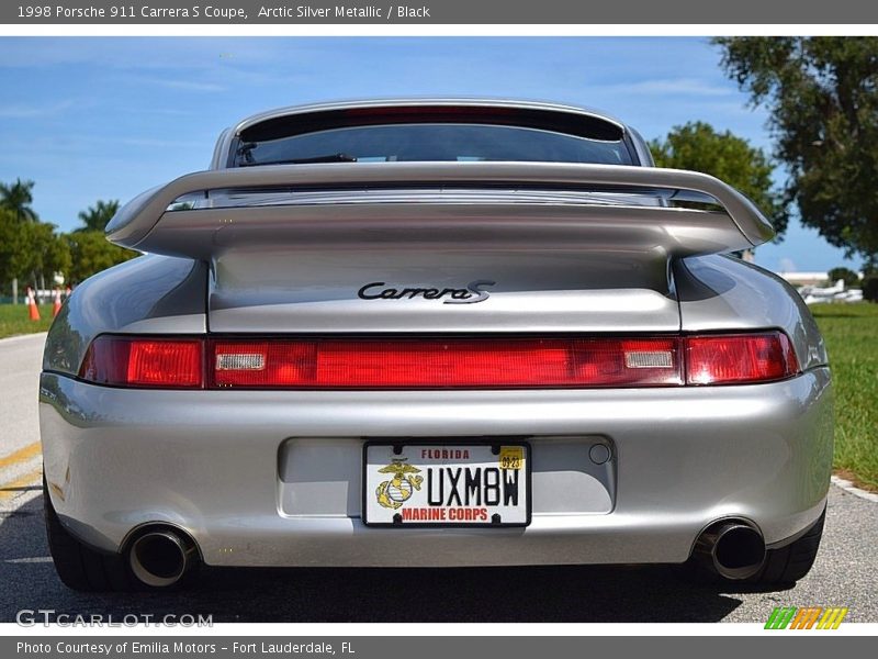 Arctic Silver Metallic / Black 1998 Porsche 911 Carrera S Coupe