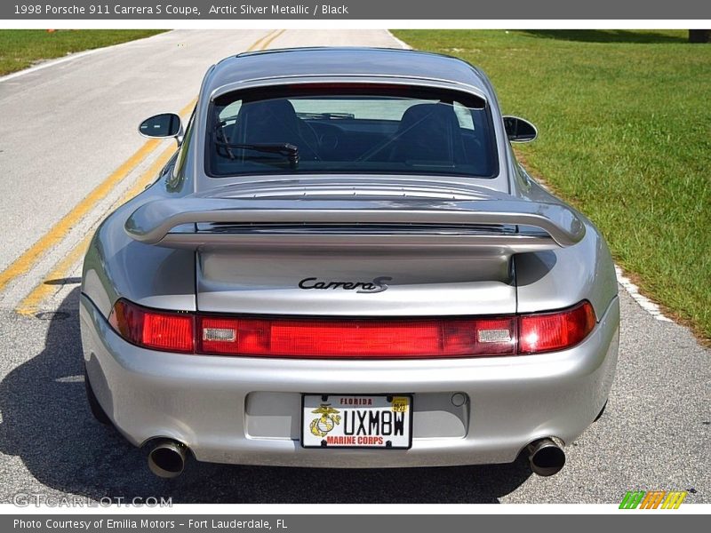 Arctic Silver Metallic / Black 1998 Porsche 911 Carrera S Coupe