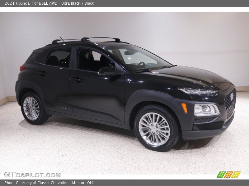 Ultra Black / Black 2021 Hyundai Kona SEL AWD