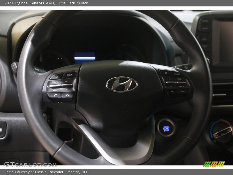 Ultra Black / Black 2021 Hyundai Kona SEL AWD