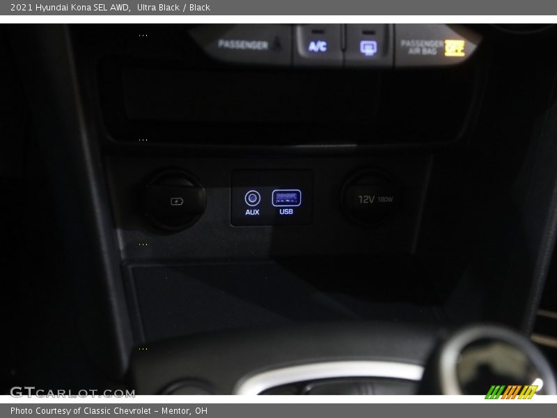 Ultra Black / Black 2021 Hyundai Kona SEL AWD