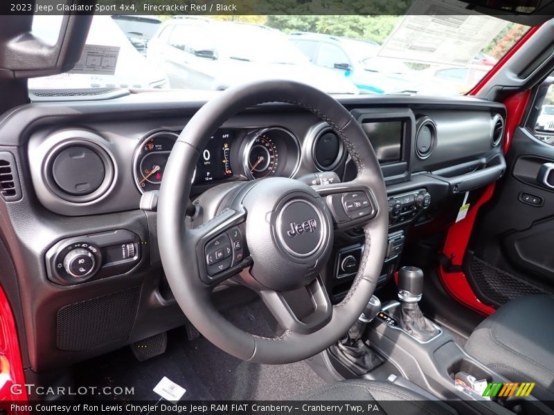  2023 Gladiator Sport 4x4 Black Interior