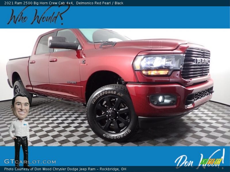 Delmonico Red Pearl / Black 2021 Ram 2500 Big Horn Crew Cab 4x4
