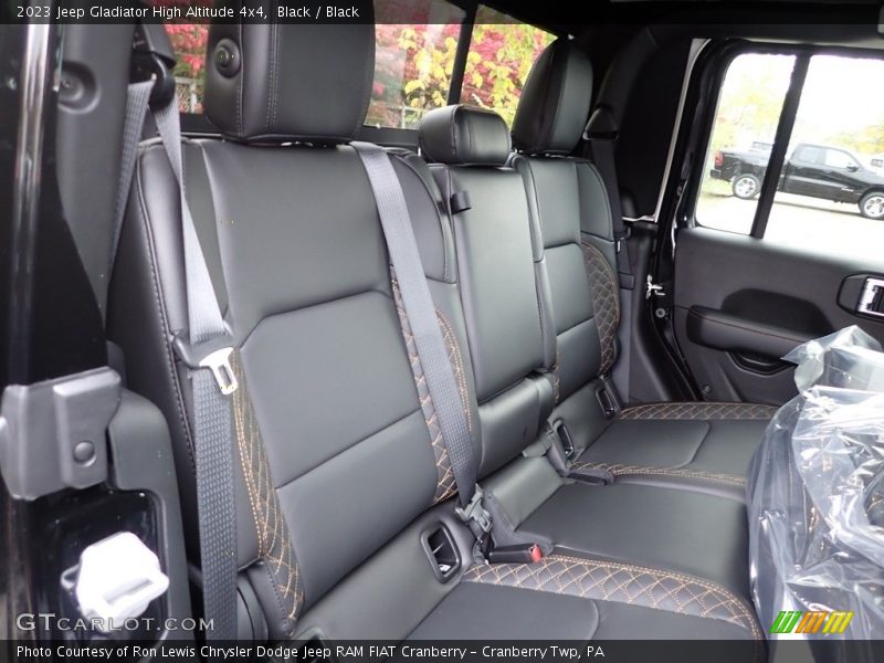 Rear Seat of 2023 Gladiator High Altitude 4x4