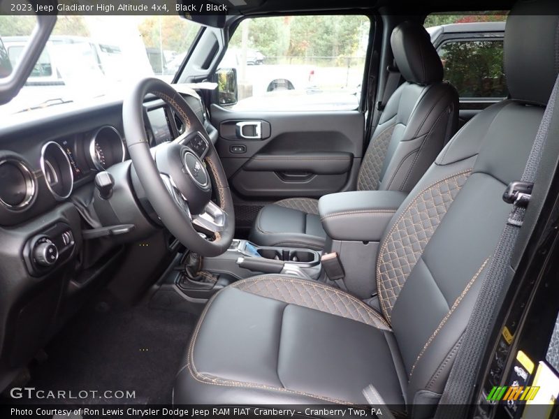 Front Seat of 2023 Gladiator High Altitude 4x4