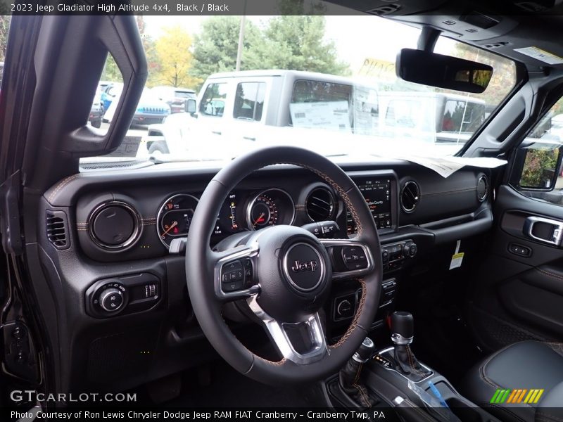 Dashboard of 2023 Gladiator High Altitude 4x4