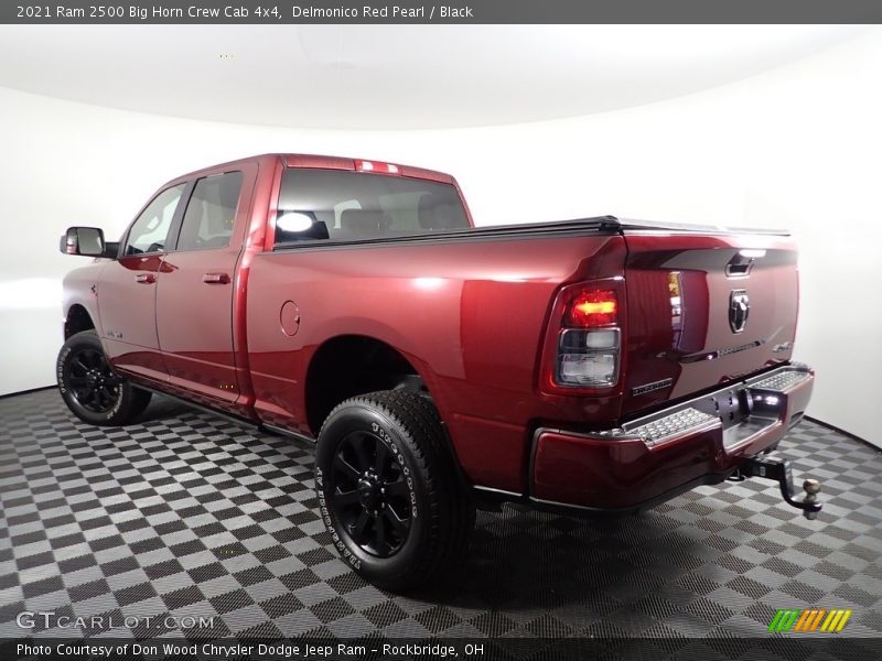 Delmonico Red Pearl / Black 2021 Ram 2500 Big Horn Crew Cab 4x4