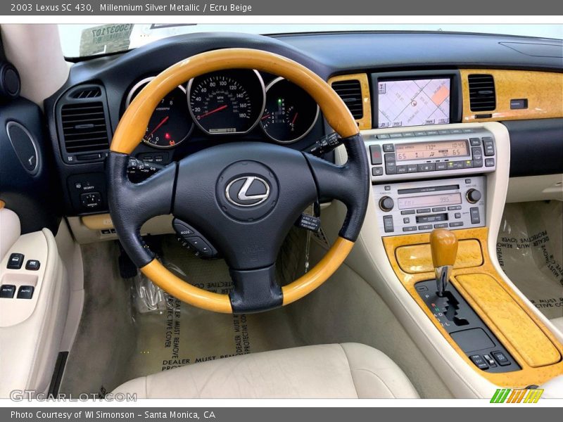 Millennium Silver Metallic / Ecru Beige 2003 Lexus SC 430