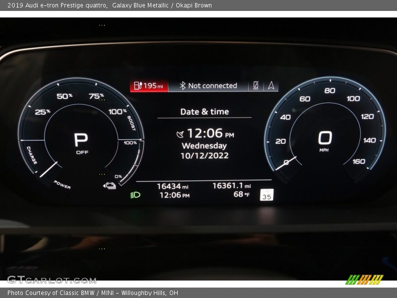  2019 e-tron Prestige quattro Prestige quattro Gauges