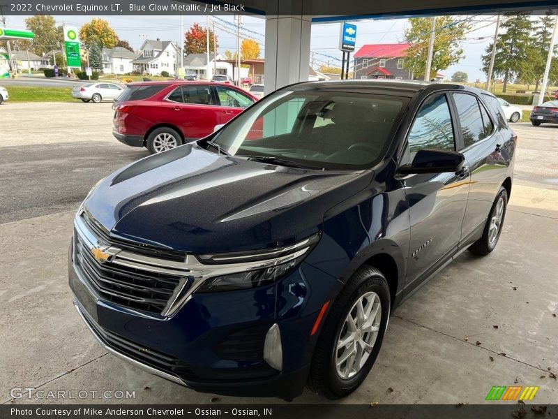 Blue Glow Metallic / Jet Black 2022 Chevrolet Equinox LT