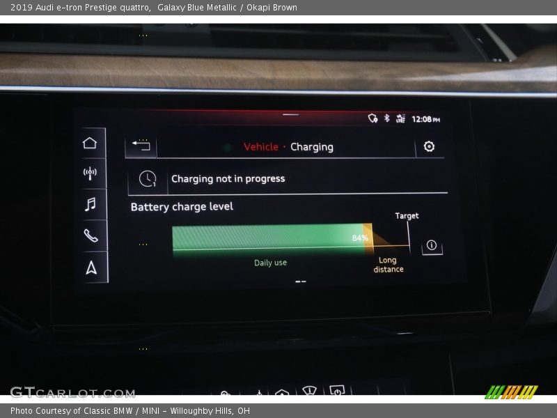 Galaxy Blue Metallic / Okapi Brown 2019 Audi e-tron Prestige quattro