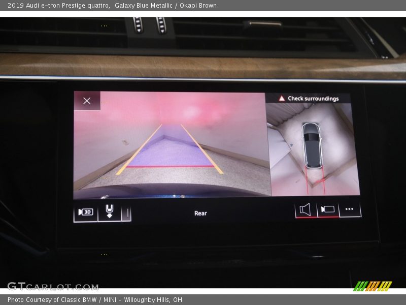 Galaxy Blue Metallic / Okapi Brown 2019 Audi e-tron Prestige quattro