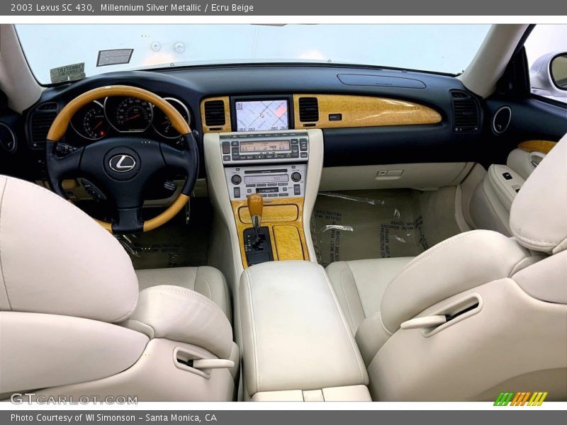 Millennium Silver Metallic / Ecru Beige 2003 Lexus SC 430