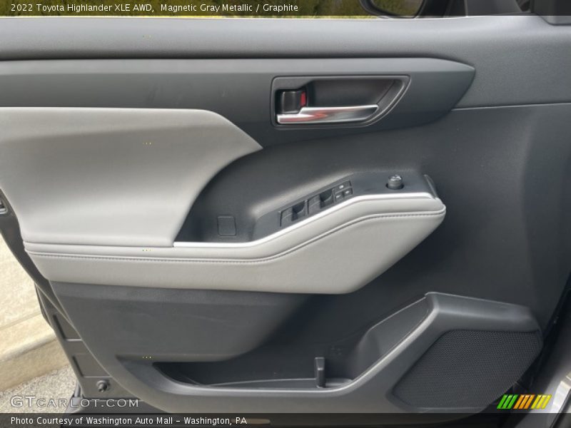 Door Panel of 2022 Highlander XLE AWD