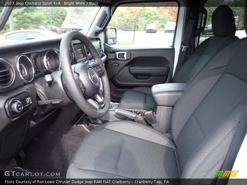 Bright White / Black 2023 Jeep Gladiator Sport 4x4