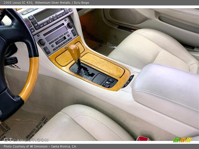 Millennium Silver Metallic / Ecru Beige 2003 Lexus SC 430