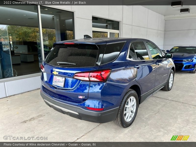 Blue Glow Metallic / Jet Black 2022 Chevrolet Equinox LT