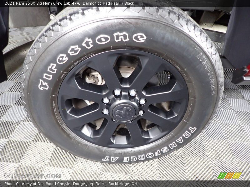 Delmonico Red Pearl / Black 2021 Ram 2500 Big Horn Crew Cab 4x4