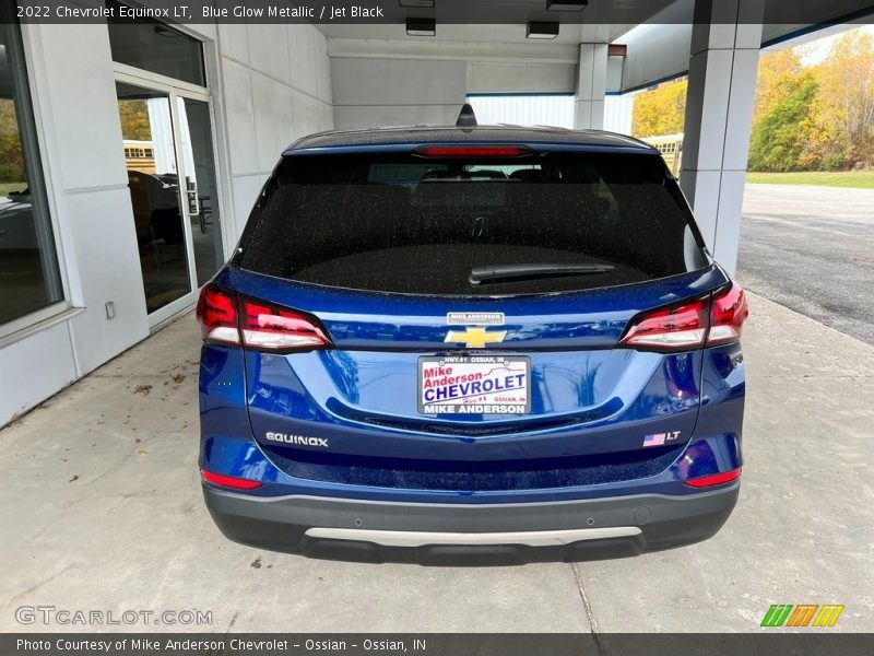 Blue Glow Metallic / Jet Black 2022 Chevrolet Equinox LT