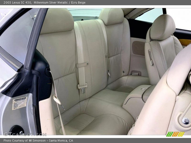 Millennium Silver Metallic / Ecru Beige 2003 Lexus SC 430