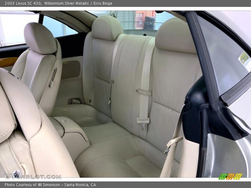 Millennium Silver Metallic / Ecru Beige 2003 Lexus SC 430
