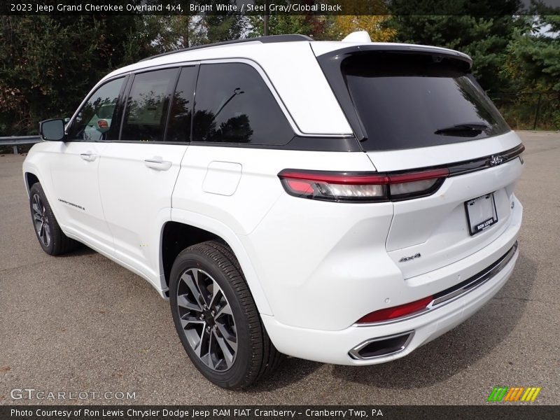 Bright White / Steel Gray/Global Black 2023 Jeep Grand Cherokee Overland 4x4