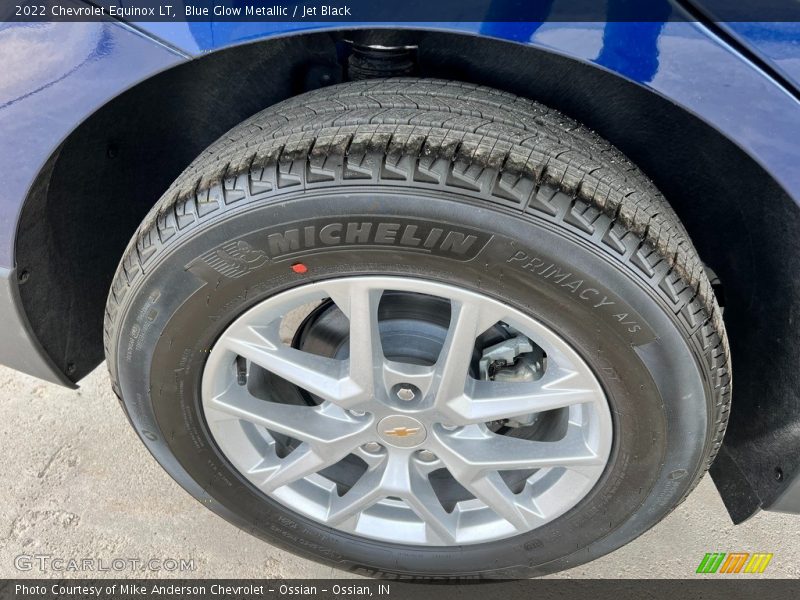 Blue Glow Metallic / Jet Black 2022 Chevrolet Equinox LT