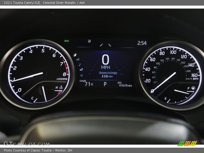  2021 Camry XLE XLE Gauges