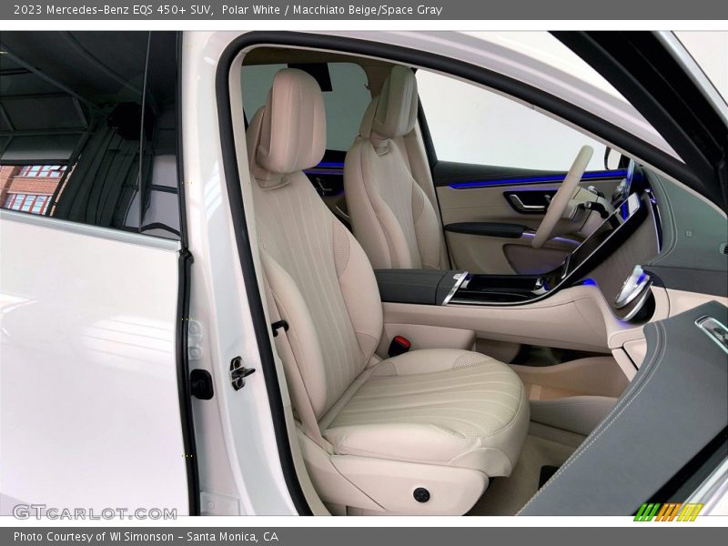 Front Seat of 2023 EQS 450+ SUV