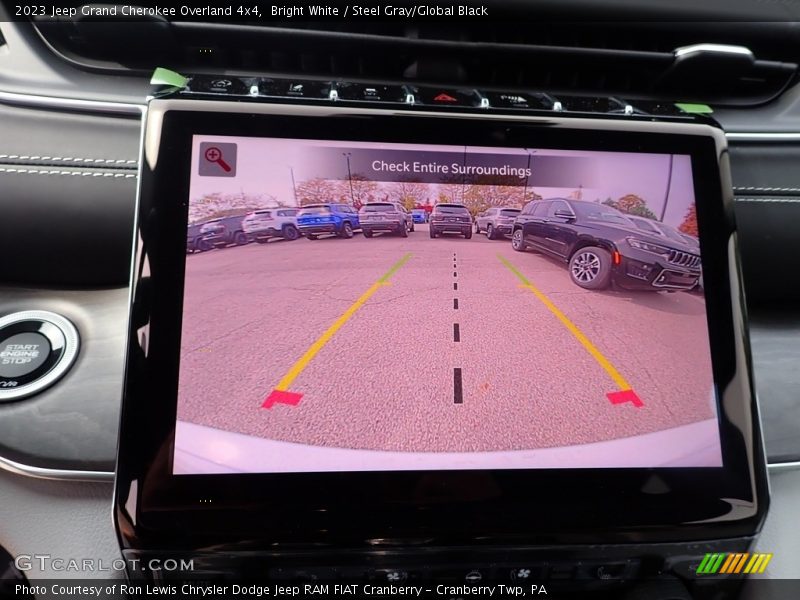 Bright White / Steel Gray/Global Black 2023 Jeep Grand Cherokee Overland 4x4
