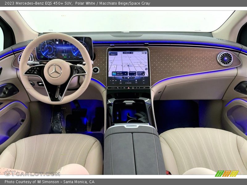  2023 EQS 450+ SUV Macchiato Beige/Space Gray Interior
