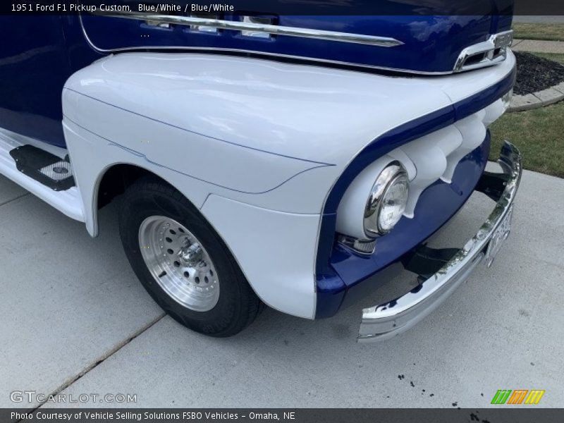 Blue/White / Blue/White 1951 Ford F1 Pickup Custom