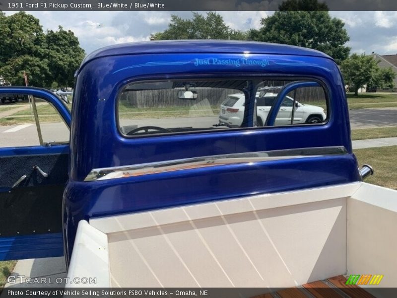 Blue/White / Blue/White 1951 Ford F1 Pickup Custom