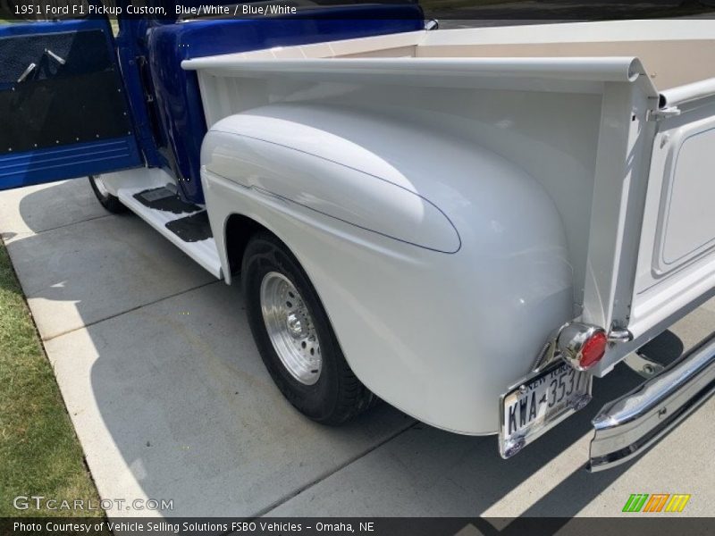 Blue/White / Blue/White 1951 Ford F1 Pickup Custom