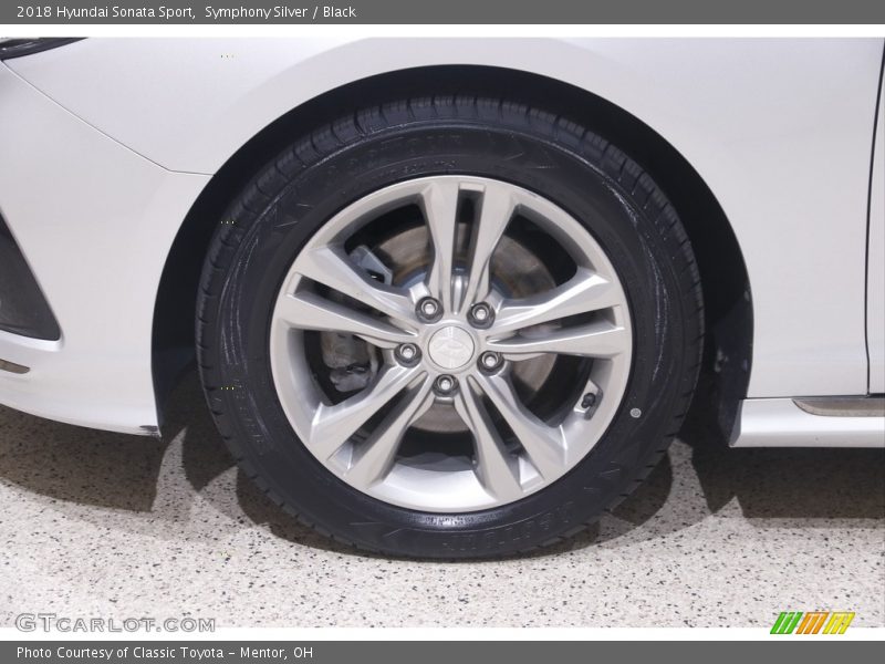 Symphony Silver / Black 2018 Hyundai Sonata Sport